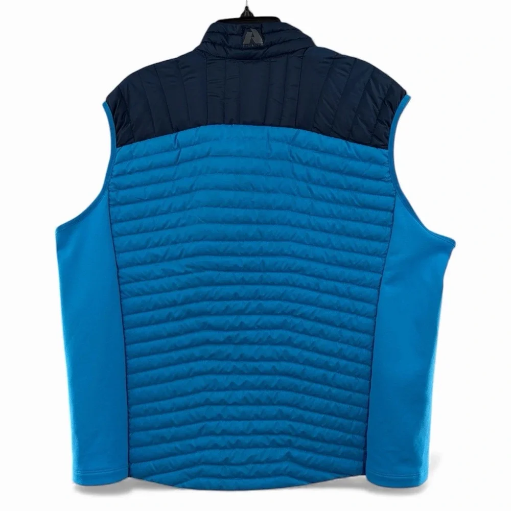 Eddie Bauer First Ascent 800 Stormdown Microtherm Pertex‎ Vest Blue Navy Men 2XL